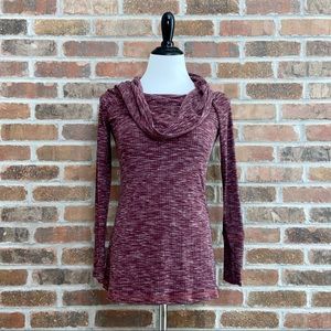 Anthropologie’s Mür Mür Off Shoulder/Cowl Neck Long Sleeve Top- Small